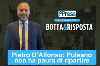 Pietro D'Alfonso sindaco Pulsano intervistato a Botta e Risposta