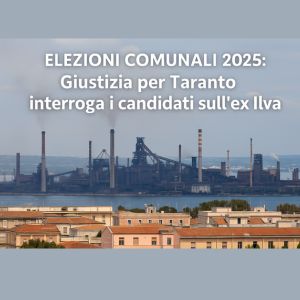 Ex Ilva Taranto durante le elezioni comunali 2025
