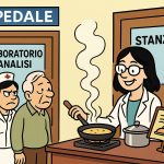 laboratorio analisi Martina Franca, dottoressa chiusa in stanza, corsi di cucina in ospedale