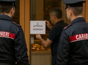Carabinieri controllano attività commerciale per sicurezza sul lavoro