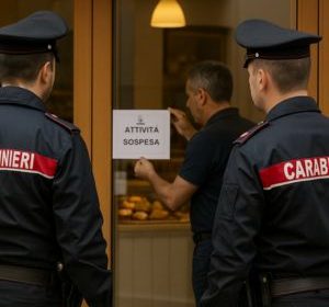 Carabinieri controllano attività commerciale per sicurezza sul lavoro