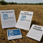 documenti falsi e campi agricoli al centro della truffa all’Inps