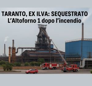 Sequestro altoforno ex Ilva Taranto dopo incendio del 7 maggio
