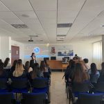 Studenti del Liceo Vittorino Da Feltre durante la visita in Questura a Taranto