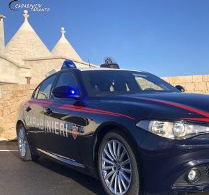 controlli Carabinieri a Martina Franca e Grottaglie con pattuglia in strada