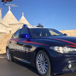 controlli Carabinieri a Martina Franca e Grottaglie con pattuglia in strada
