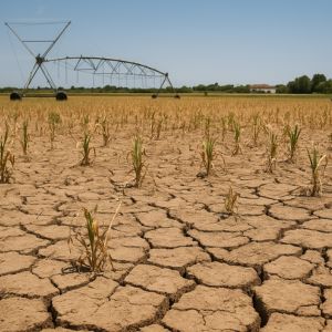 emergenza siccità in Puglia nei campi agricoli di Taranto