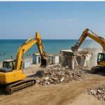 ruspe al lavoro per la riqualificazione dell’area balneare del Lido Taranto