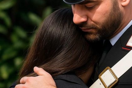 auto dei Carabinieri a Marina di Ginosa durante un arresto per maltrattamenti in famiglia