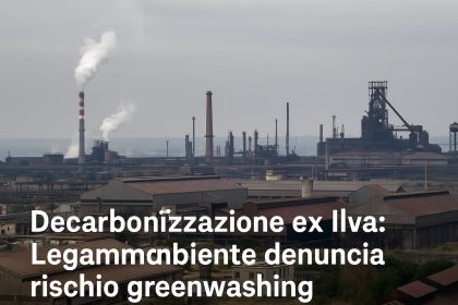 Panoramica degli impianti ex Ilva a Taranto nel dibattito sulla decarbonizzazione ex Ilva