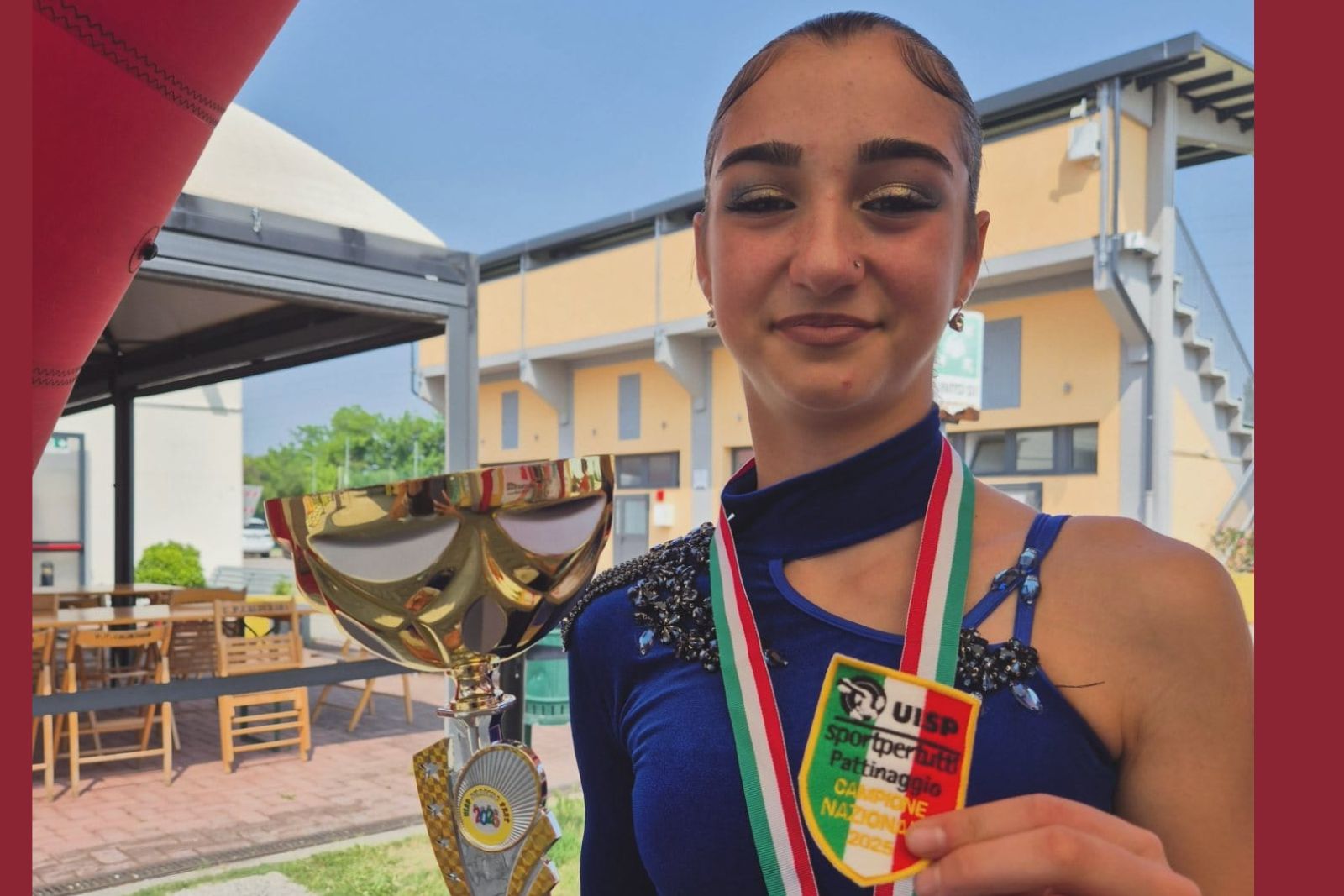 Sarah Carone campionessa UISP 2025 categoria Cadetti A al Palapederzini di Calderara