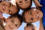 bambini partecipano al Green Steel Game in un centro estivo della provincia di Taranto