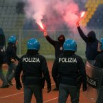 ultras tarantini a processo per fumogeni in campo e offesa alla Polizia di Stato