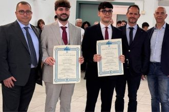 Cerimonia laurea P-Tech Taranto con studenti in Ingegneria Informatica
