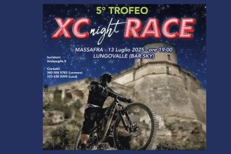 atleti in gara al Trofeo XC Night Race nel centro storico di Massafra
