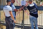 Area della discarica abusiva sequestrata durante l’Operazione Vulcano a Taranto
