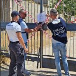 Area della discarica abusiva sequestrata durante l’Operazione Vulcano a Taranto