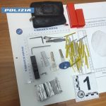 Polizia di Stato durante intervento per furto appartamento Martina Franca