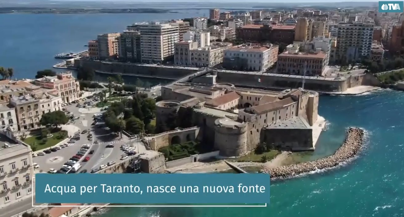 Acqua per Taranto progetto sicurezza idrica con dissalatore e riuso acque
