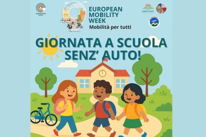 Bambini e famiglie partecipano alla Giornata a scuola senz’auto a Massafra