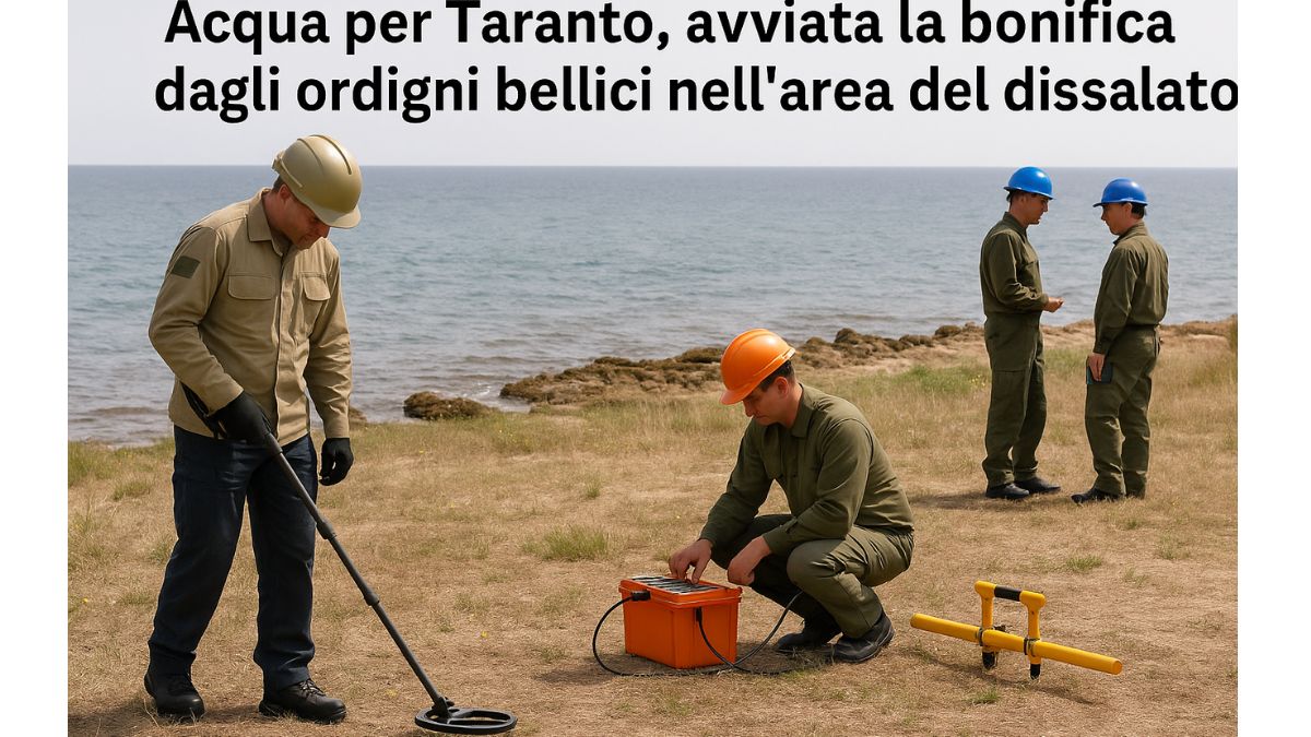 Bonifica ordigni bellici progetto Acqua per Taranto