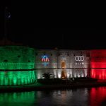 folla alla Rotonda del Lungomare per i XX Giochi del Mediterraneo Taranto