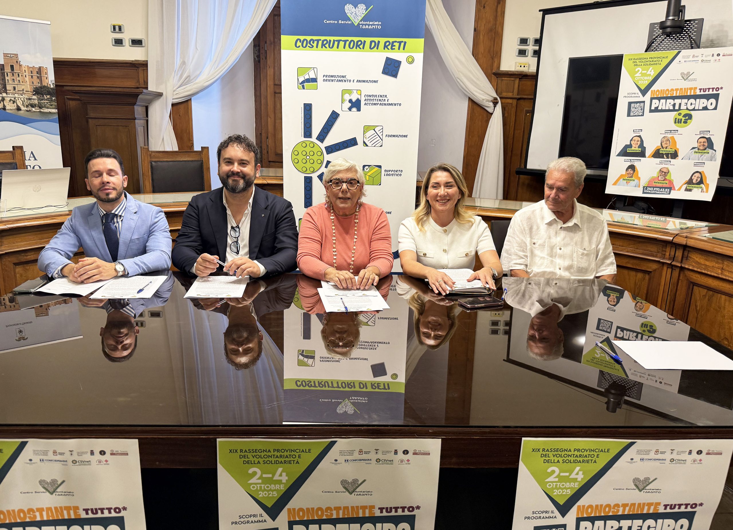 Rassegna provinciale del volontariato a Taranto 2025 con studenti e associazioni
