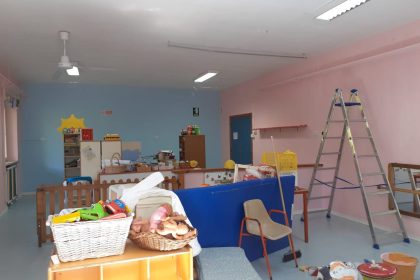 : Interventi di ripristino e decoro negli asili nido comunali.