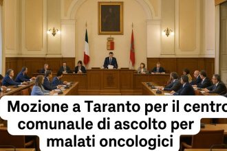 Mozione a Taranto per centro comunale di ascolto per malati oncologici