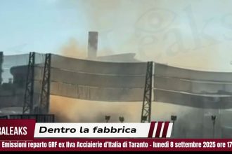 emissioni di polveri rosse ex Ilva Taranto