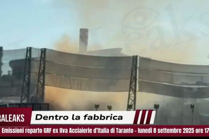 emissioni di polveri rosse ex Ilva Taranto