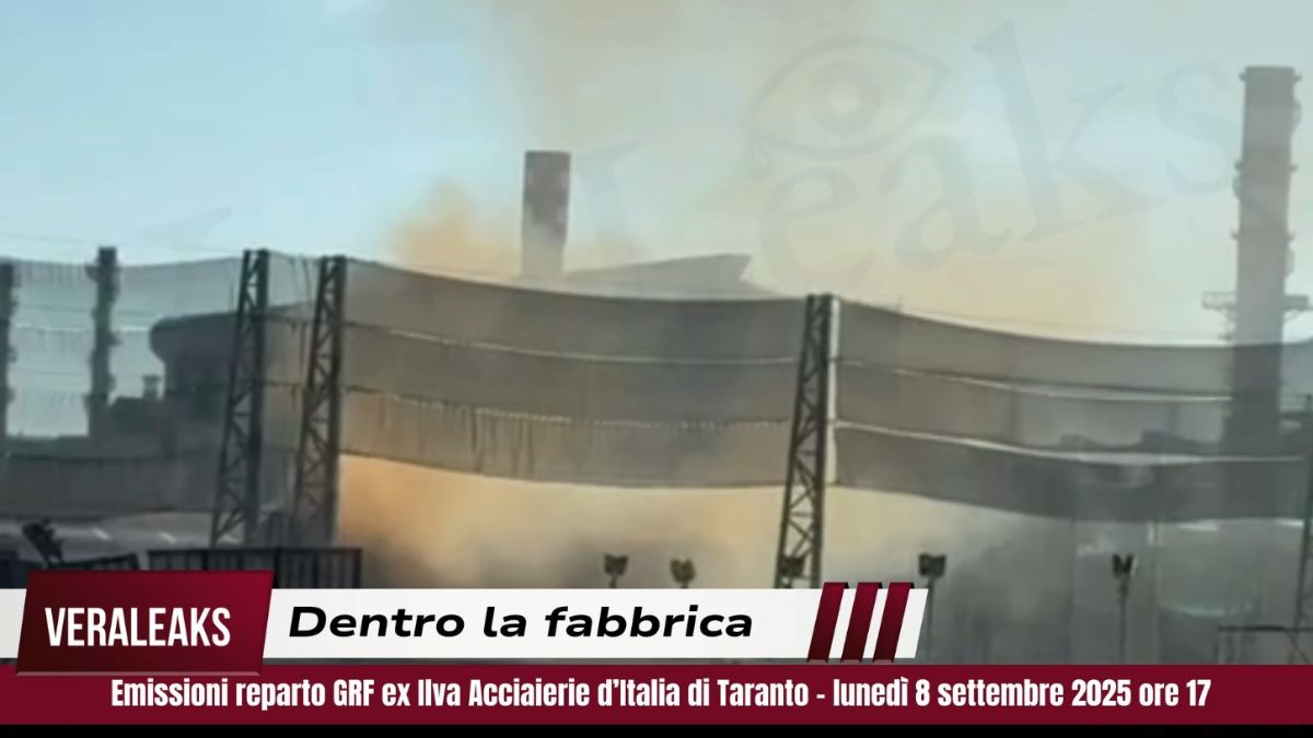 emissioni di polveri rosse ex Ilva Taranto