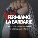 Volontari e aiuti Gaza presidio CGIL Taranto