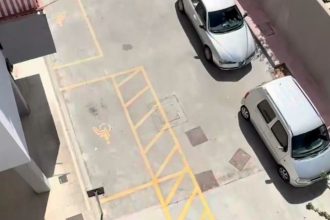 segnaletica posto auto riservato per anziano disabile