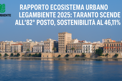 Rapporto Ecosistema Urbano Legambiente 2025 Taranto