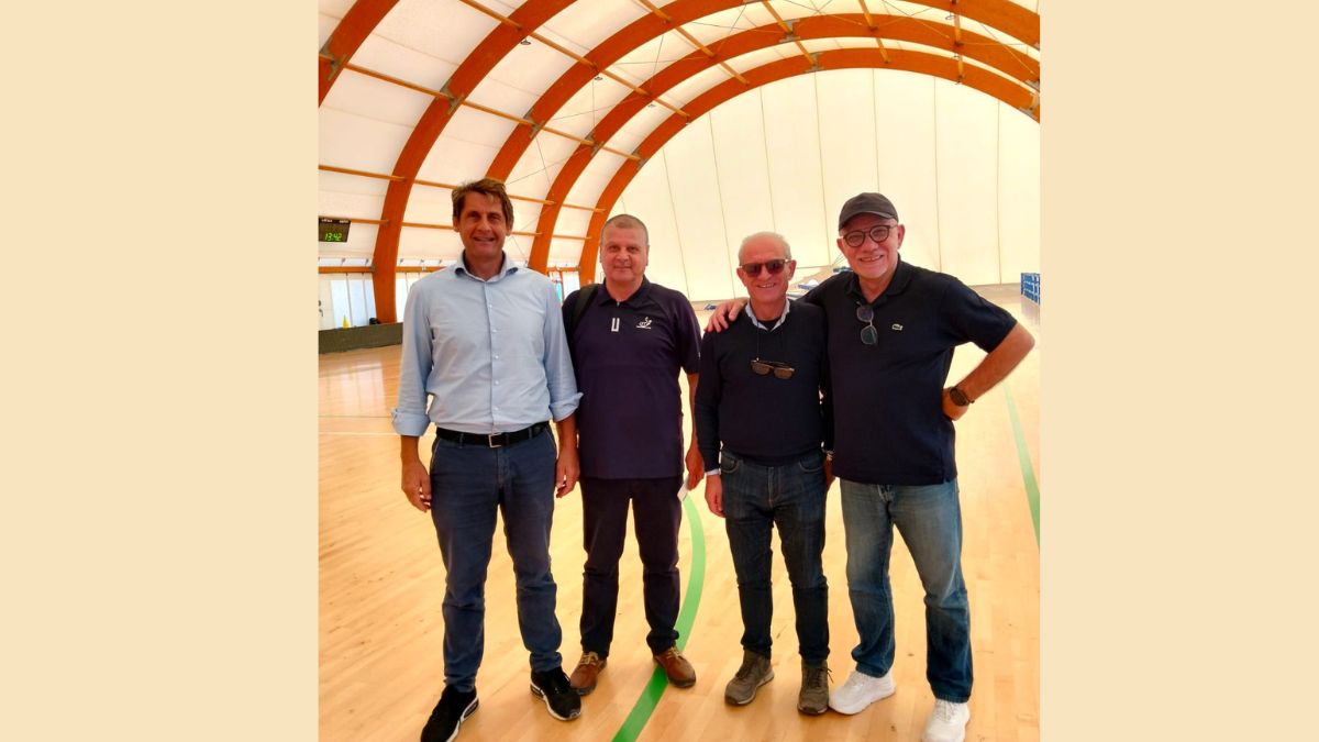 Delegazione ITTF visita gli impianti di Taranto 2026 per il Tennistavolo