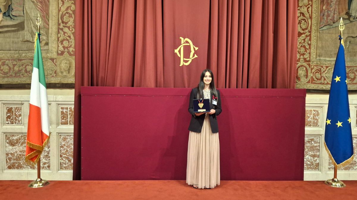 “La danzatrice tarantina Roberta Di Laura riceve il Premio Donna d’Autore a Palazzo Montecitorio