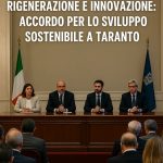 Rigenerazione e Innovazione Taranto conferenza stampa accordo sviluppo sostenibile
