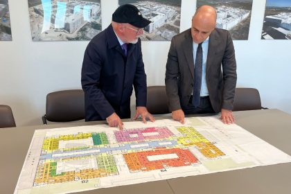 sopralluogo istituzionale al cantiere del nuovo Ospedale San Cataldo