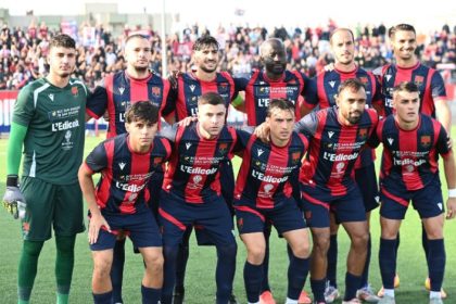 Gradinate del nuovo Iacovone in fase di ricostruzione a Taranto