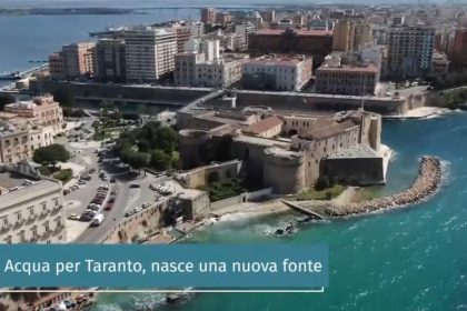 Acqua per Taranto, progetto per la sicurezza idrica e sostenibilità in Puglia