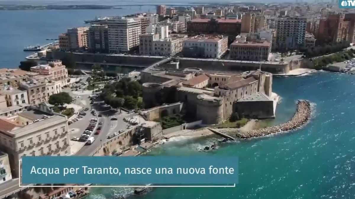 Acqua per Taranto, progetto per la sicurezza idrica e sostenibilità in Puglia