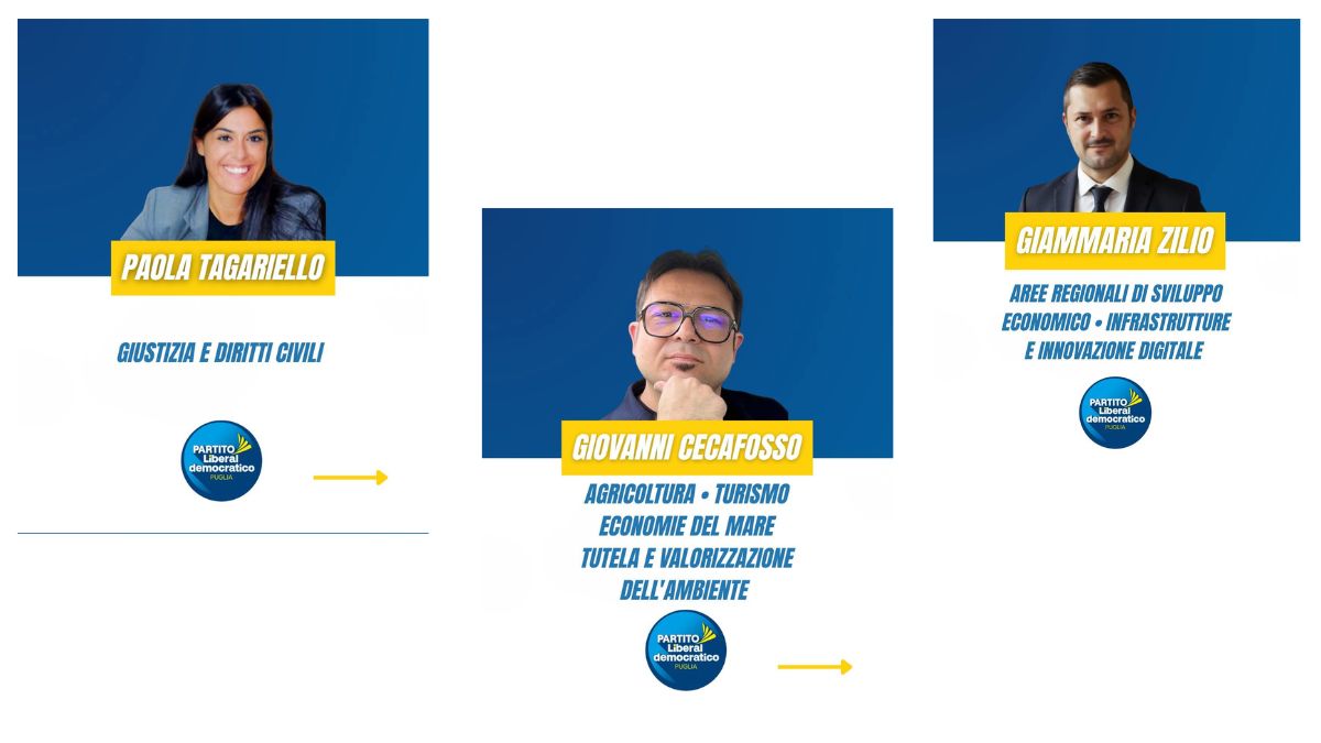 Assemblea dei Liberaldemocratici in Puglia durante l’elezione della segreteria regionale