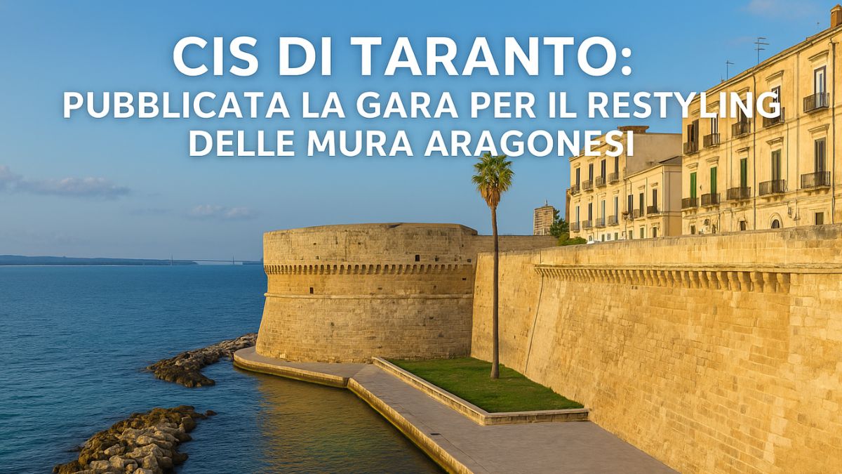 CIS di Taranto restyling delle mura aragonesi della Città vecchia