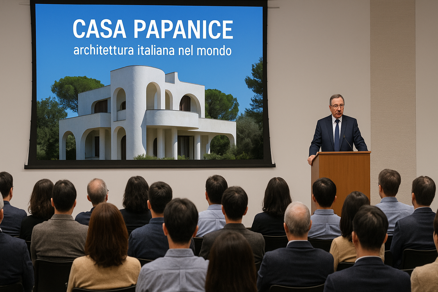 Casa Papanice presentazione in Corea e Mongolia, architettura italiana