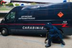 Operazione dei Carabinieri a Laterza pattuglia in intervento