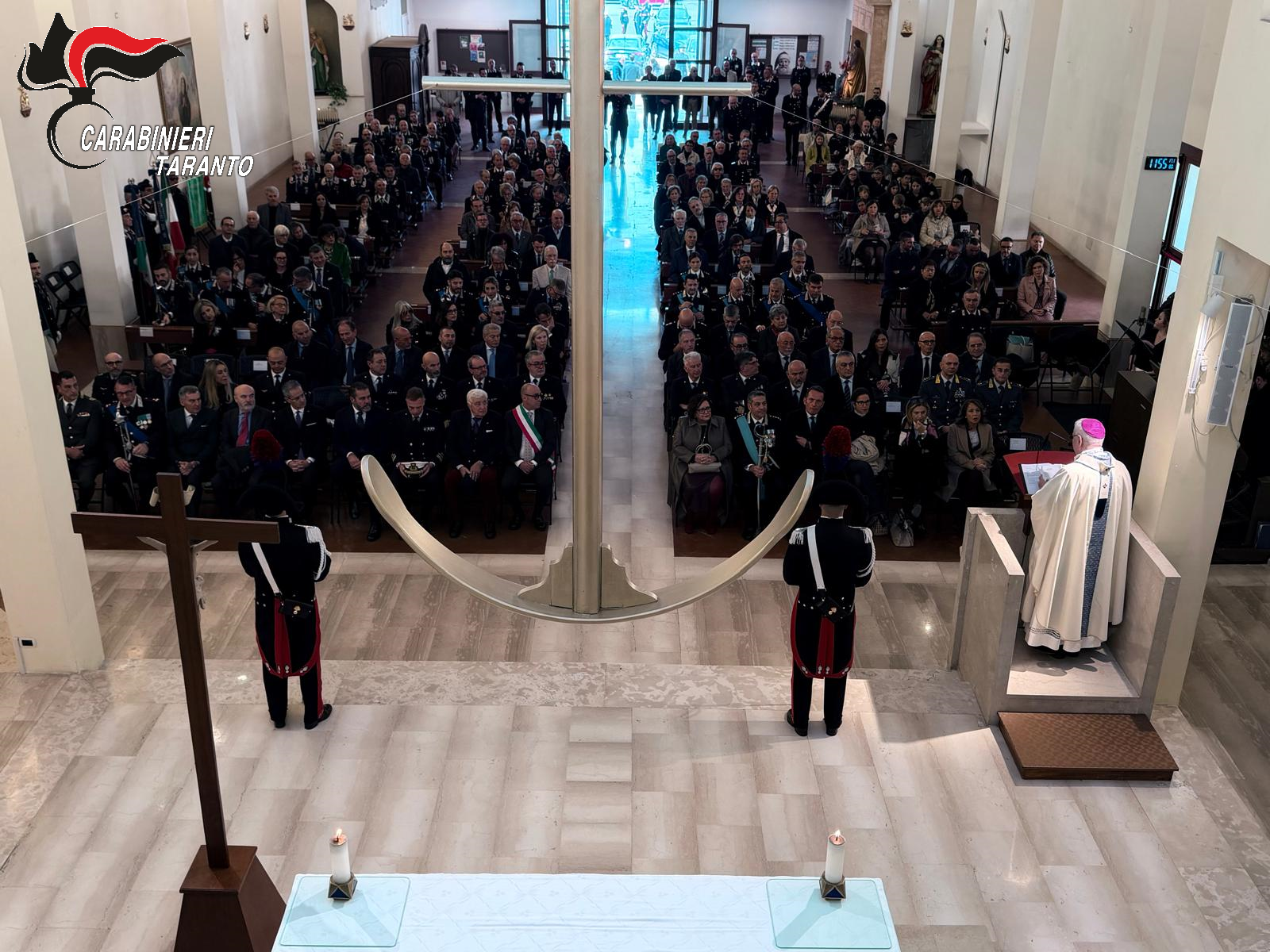 celebrazione Virgo Fidelis a Taranto chiesa Santa Famiglia
