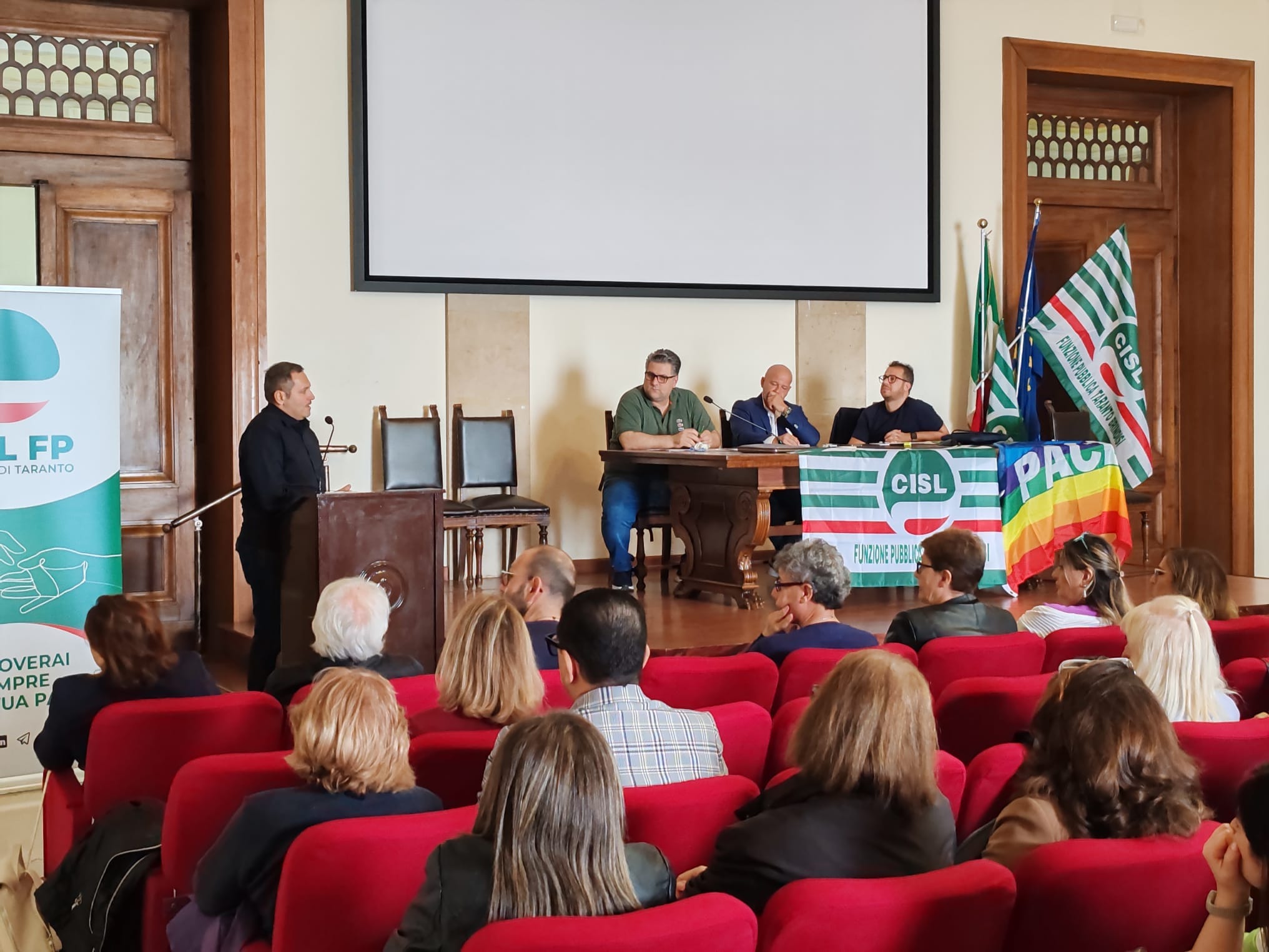 assemblea dipendenti Comune di Taranto organizzata dalla CISL FP