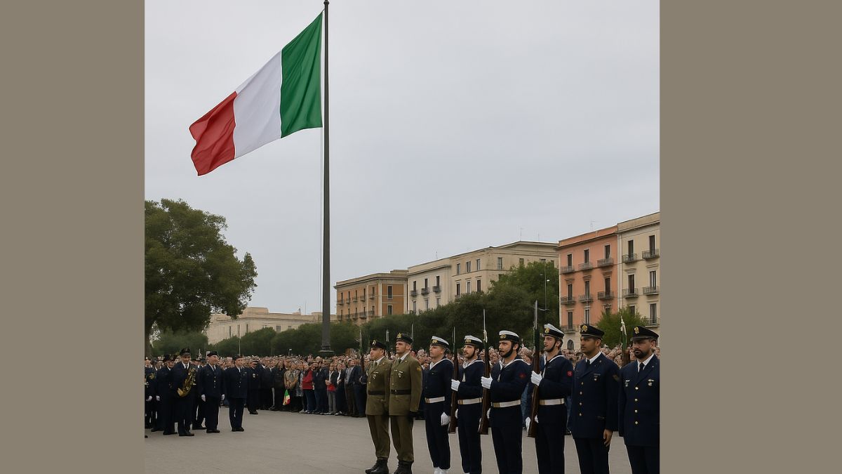 cerimonia Marina Militare per la Giornata dell’Unità Nazionale e delle Forze Armate 2025 a Taranto