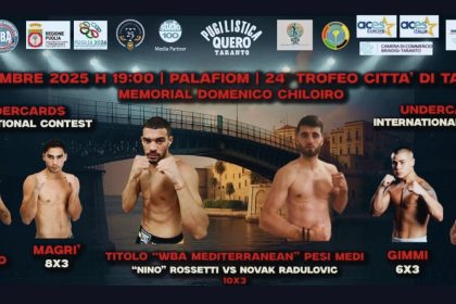 eventi sportivi a Taranto trofeo città di Taranto boxe